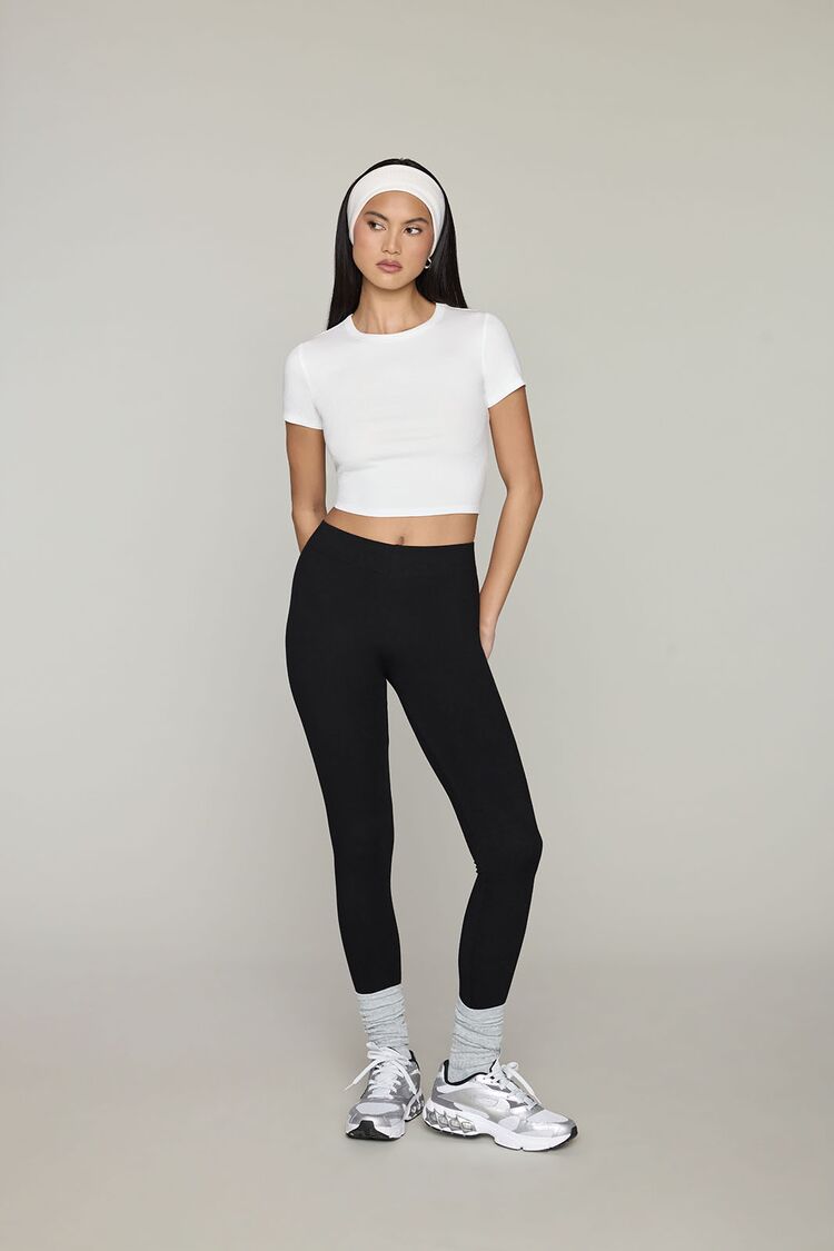 Cotton-Blend Leggings