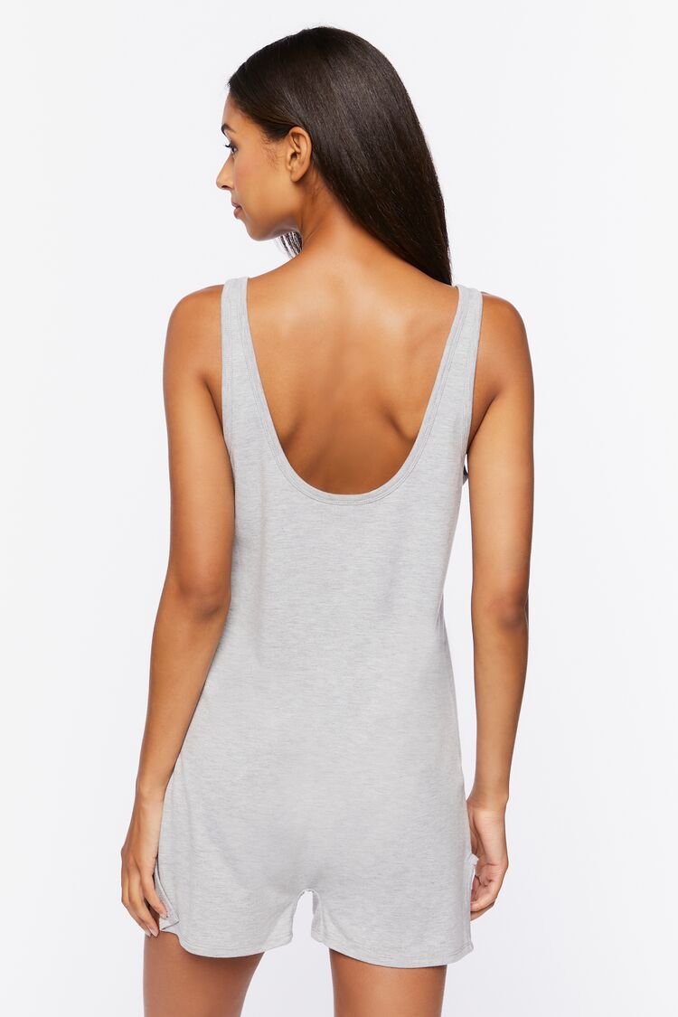 women's french terry romper