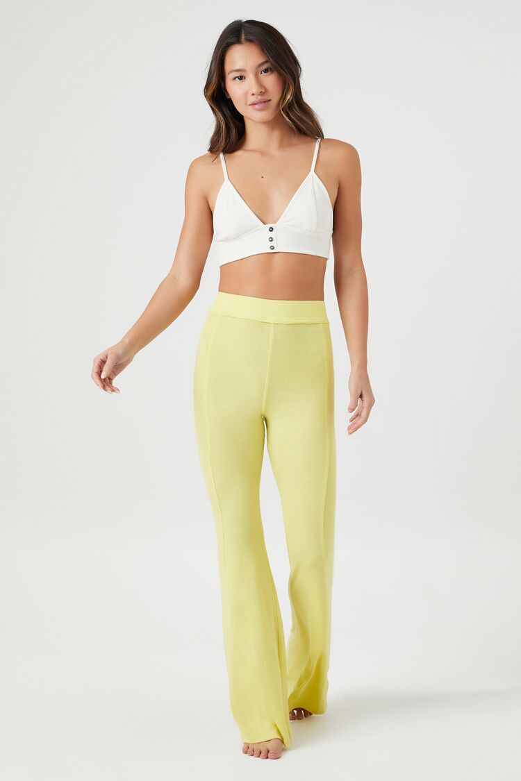 Foldover Flare Pajama Pants