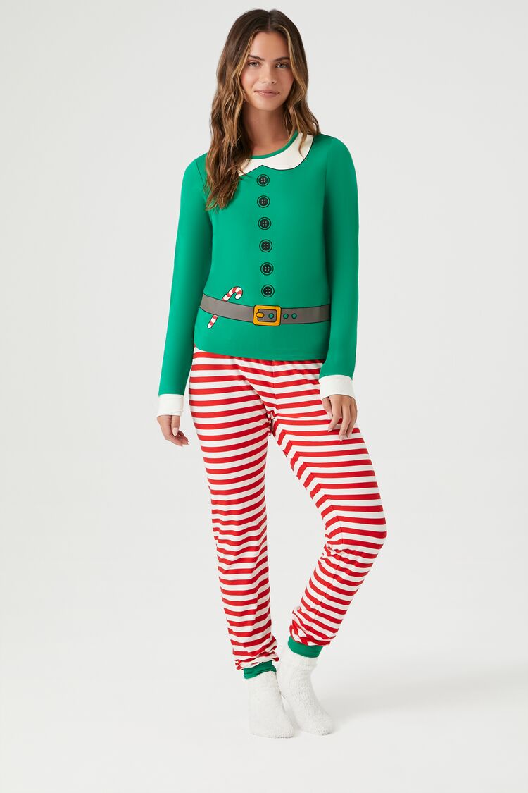 Womens elf pajamas sale