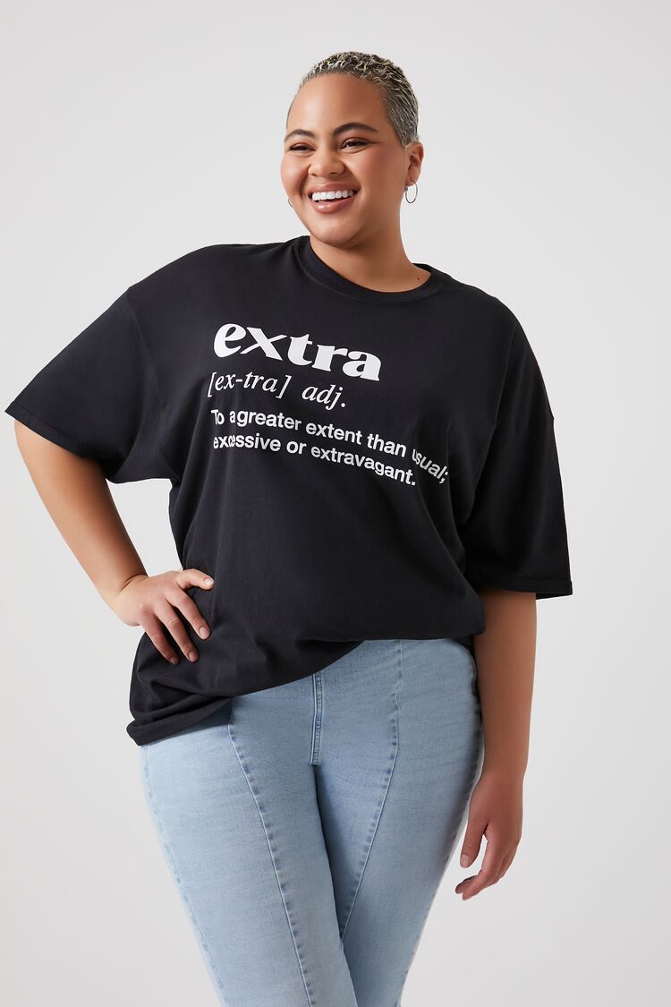 Plus Size Extra Graphic Tee