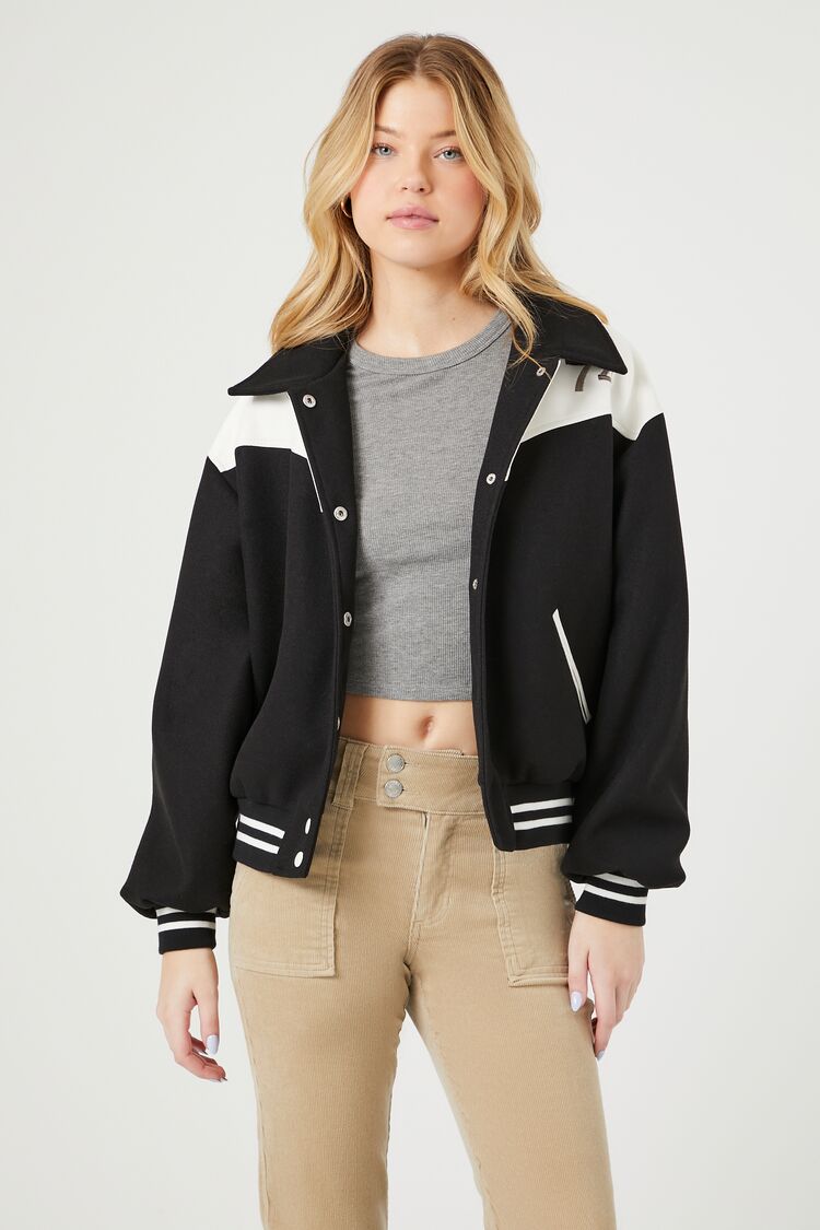 Forever 21 Lightweight Varsity Jacket-Juniors