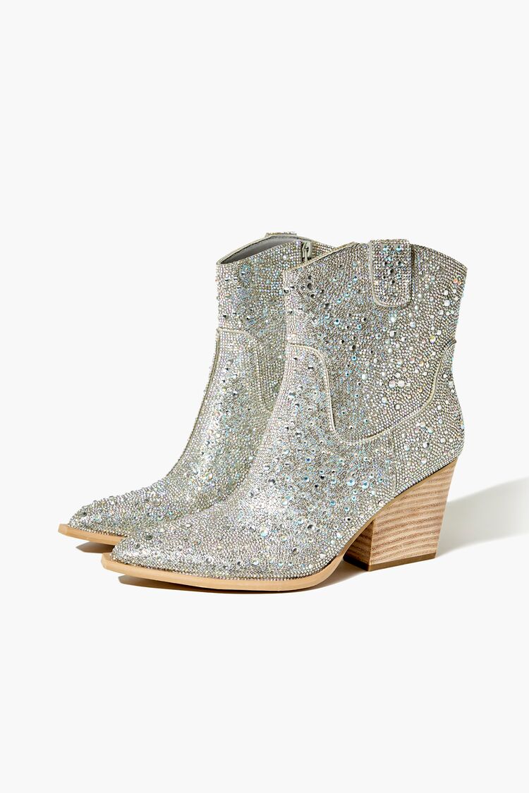 Rhinestone Cowboy Ankle Boots