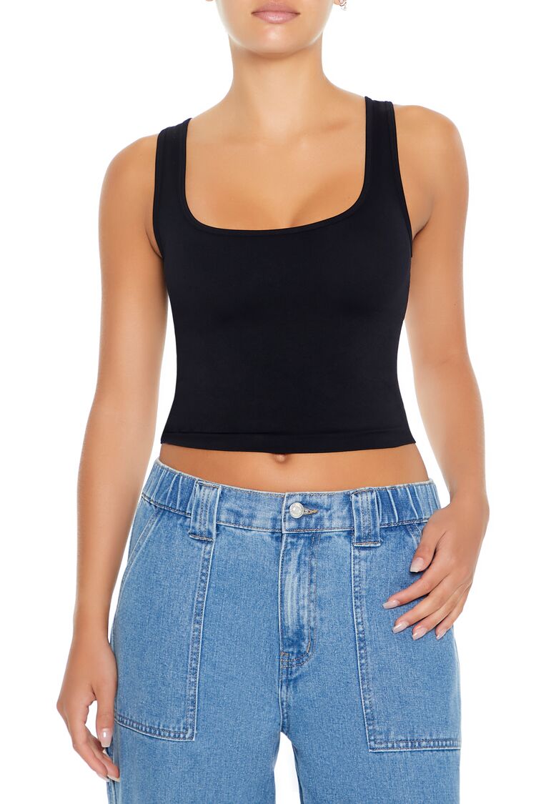 Seamless Cropped Tank Top