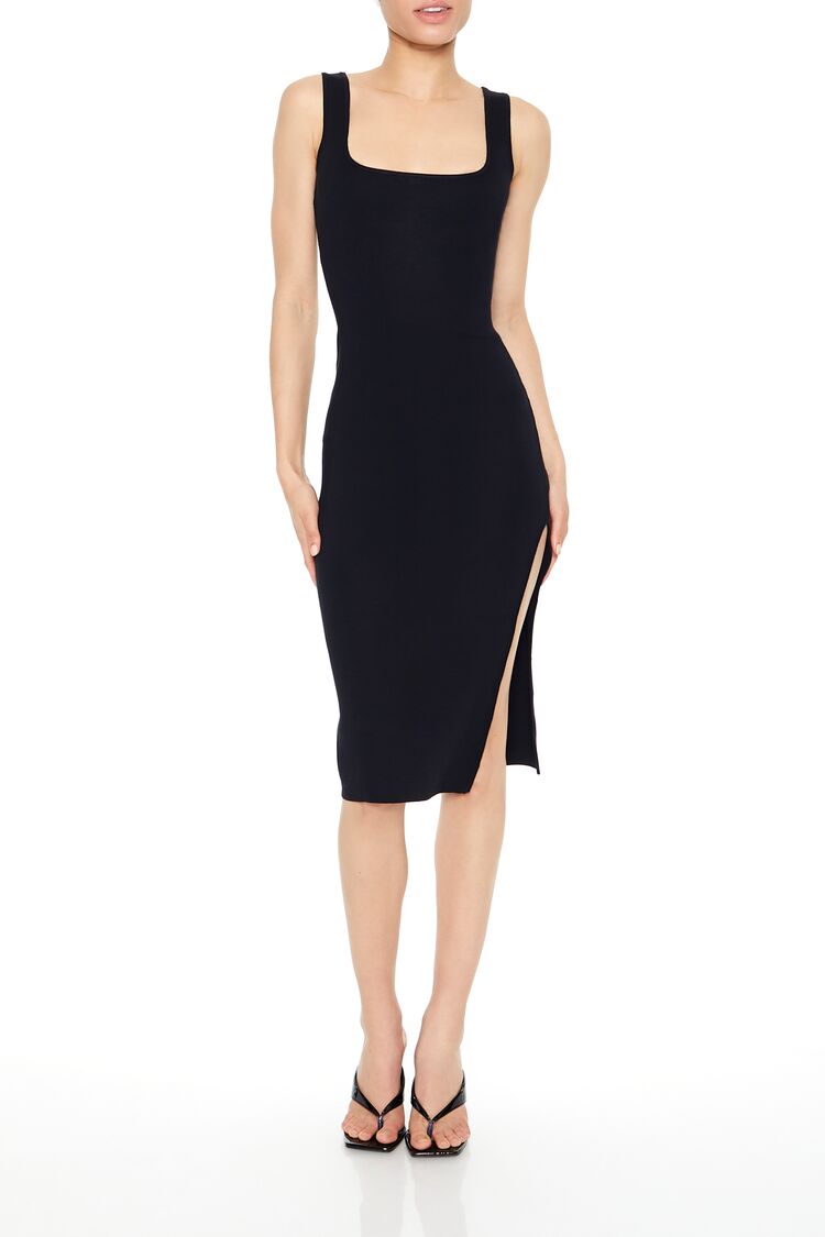 Ribbed Bodycon Tank Midi Dress