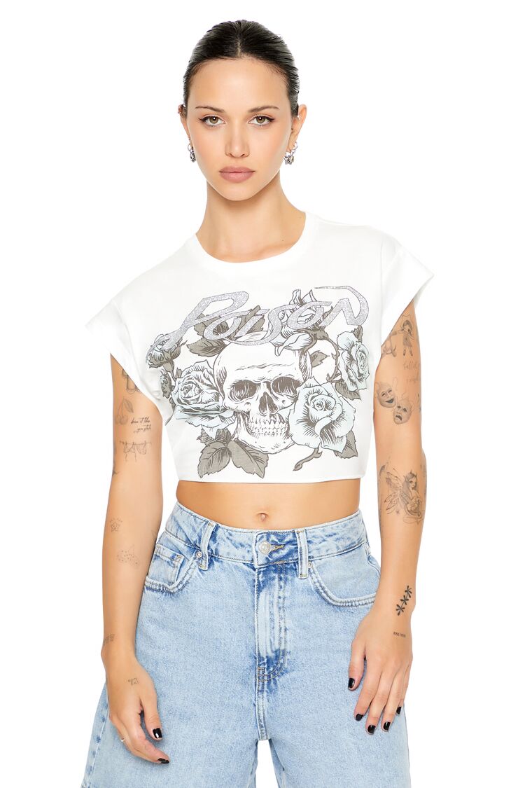 Poison Graphic Cropped Tee | Forever 21