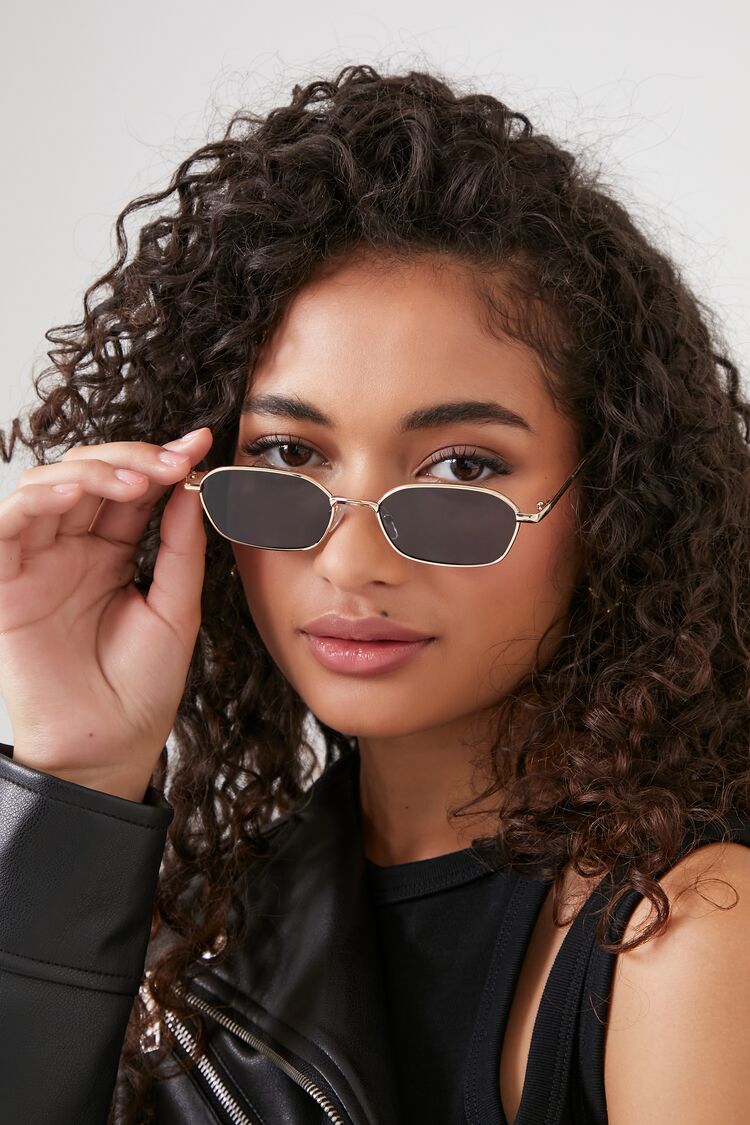 Oval Frame Sunglasses 