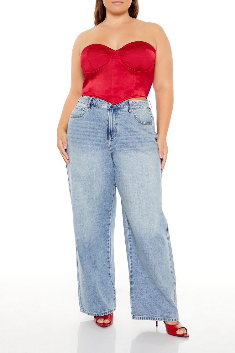 Manoush Bows Detail Sz 6 EU 38 High Waisted Mom Jeans on sale Button Fly Rainbow Velvet