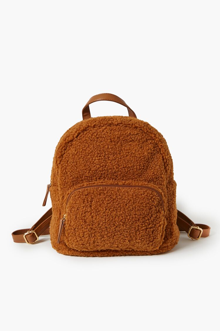 Faux Shearling Backpack Forever 21