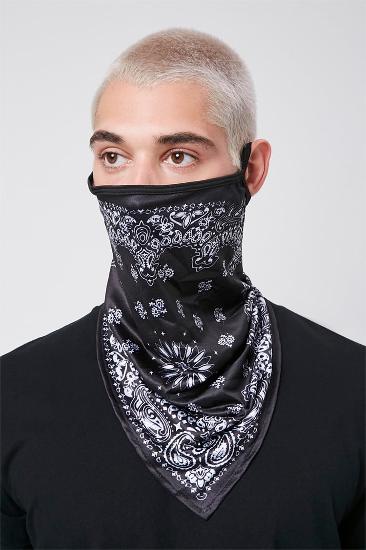 Men Paisley Face Covering