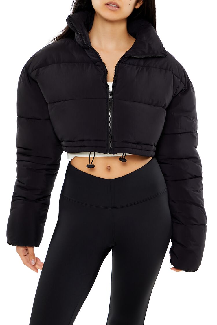 Cropped puffer jacket forever 21 hotsell